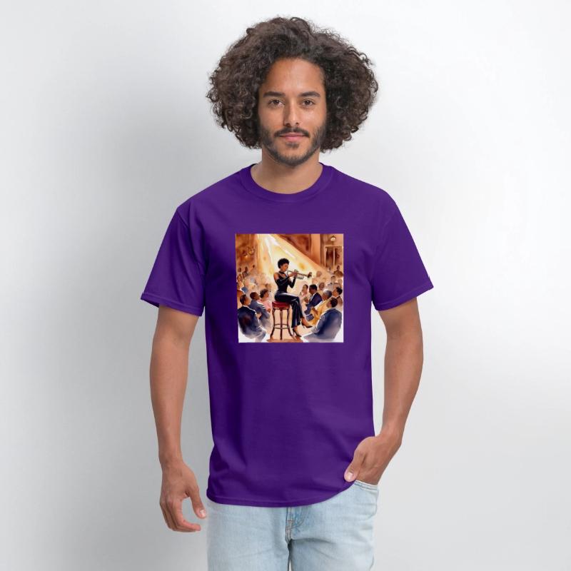 Black Woman Jazz Musician T-shirt