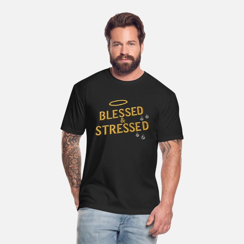 Blessed & Stressed Halo Tears Humor