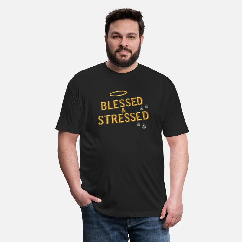 Blessed & Stressed Halo Tears Humor