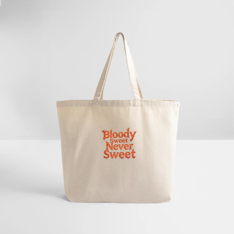 Bloody Sweet-Never Sweet – Bold Quote Tee