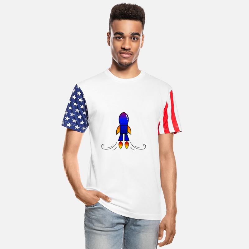 Blue Rocket Illustration