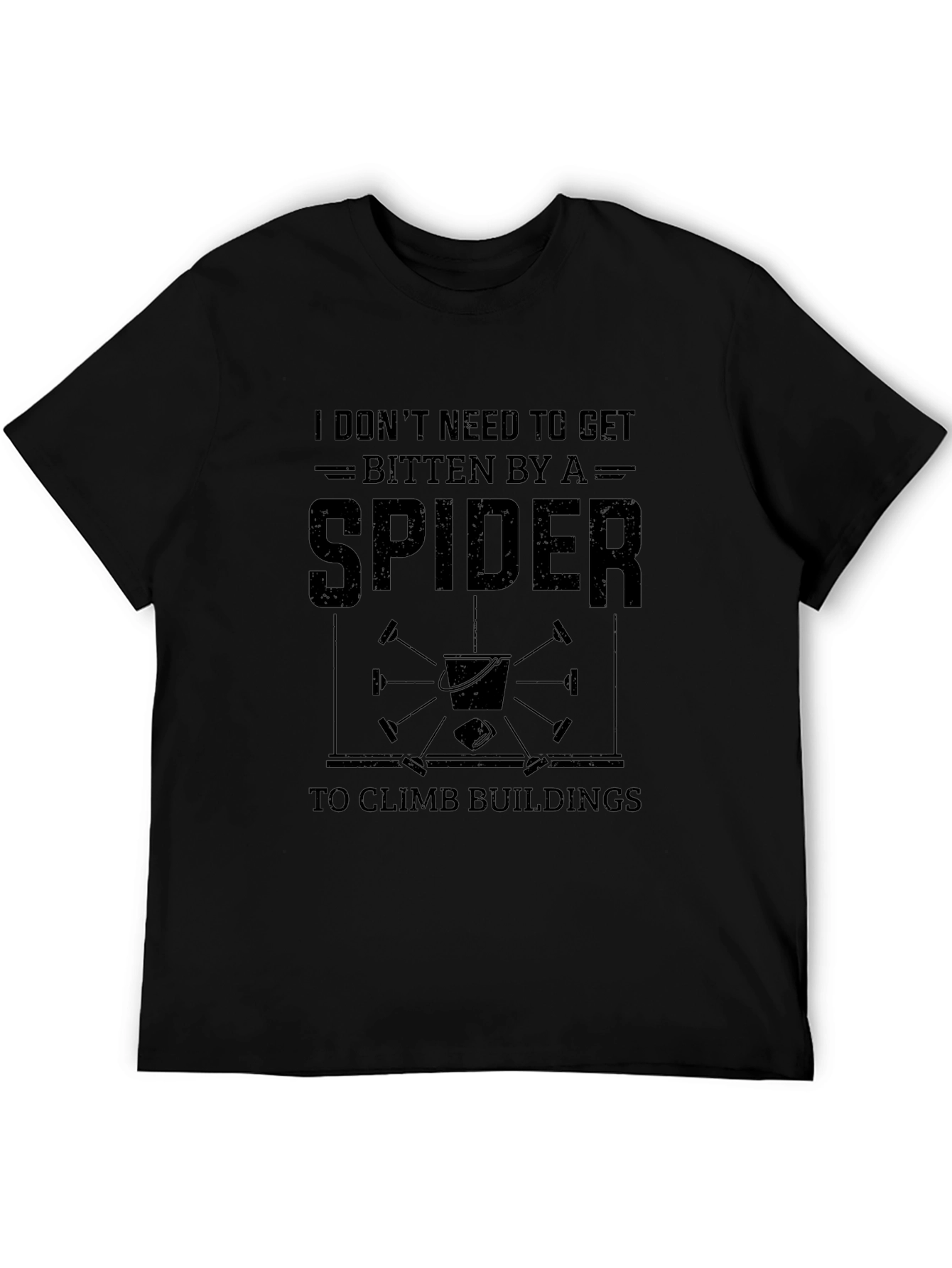 Funny Window Washer T-Shirt - Spider Man Joke