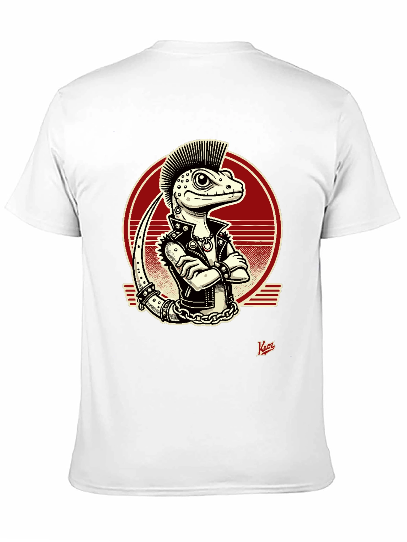 Punk Lizard Graphic Tee - Edgy Style