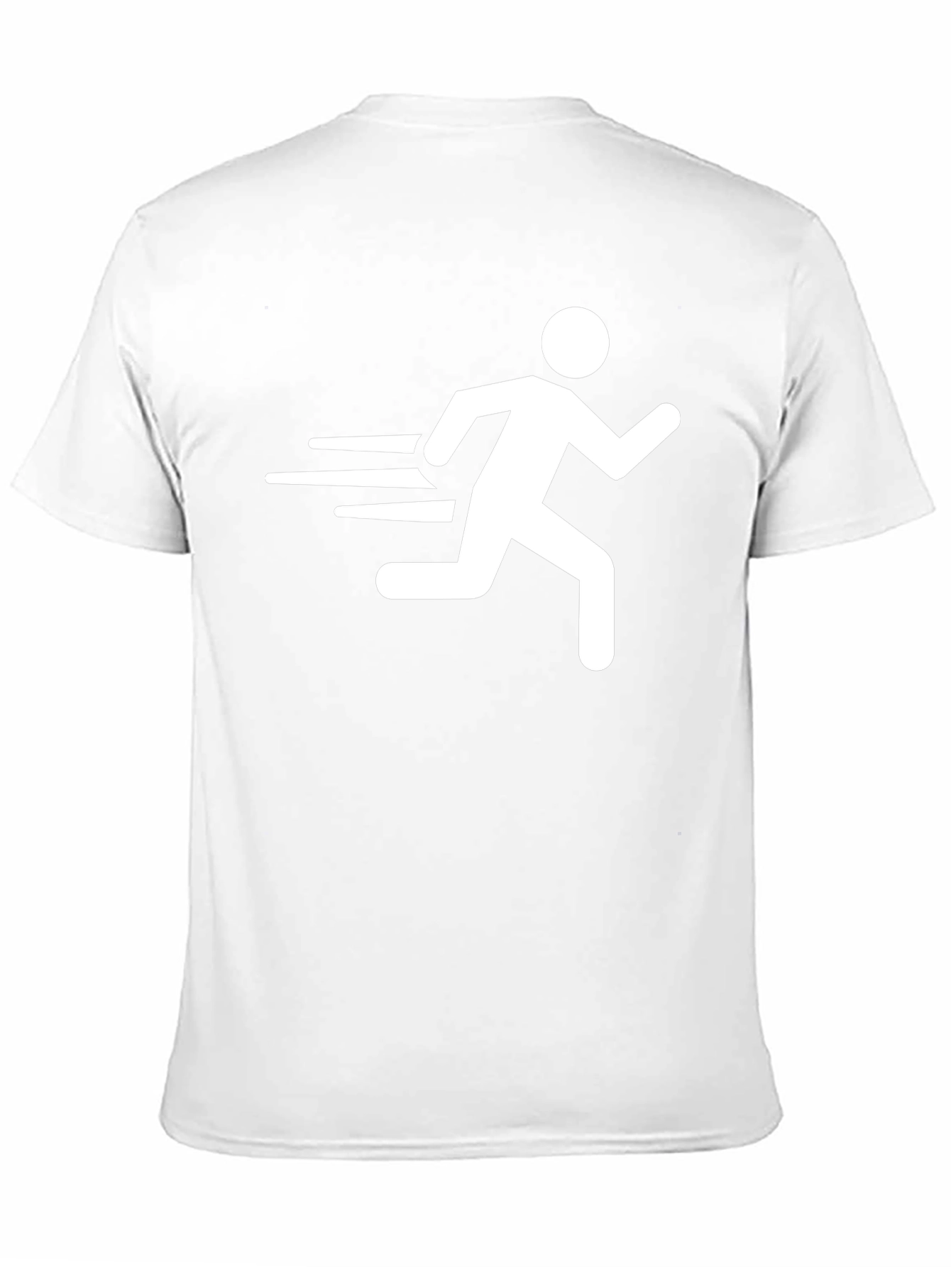 Running Man Graphic T-Shirt - Black