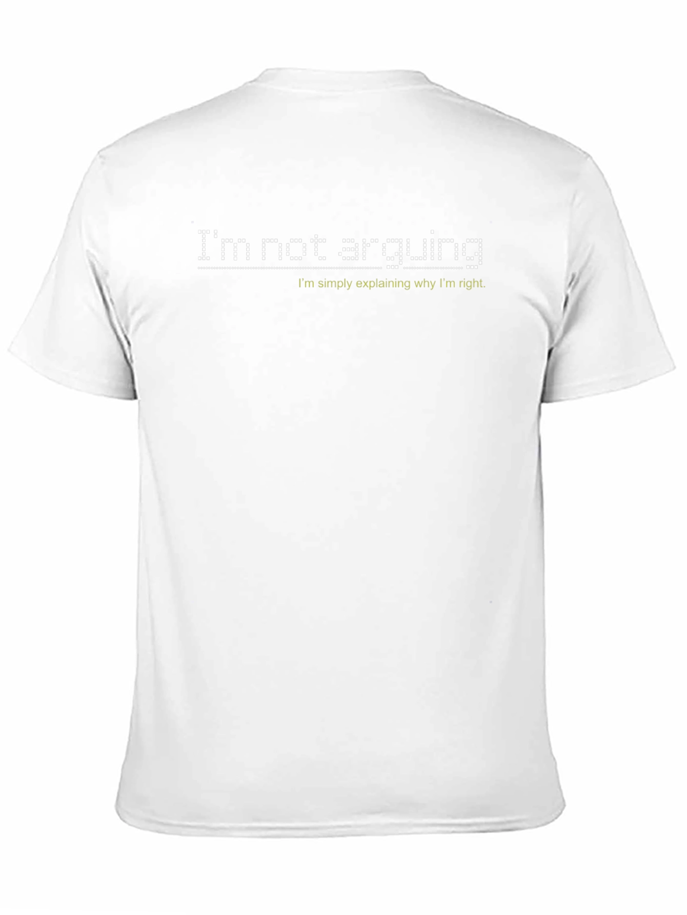 Im Not Arguing Funny Statement T-Shirt