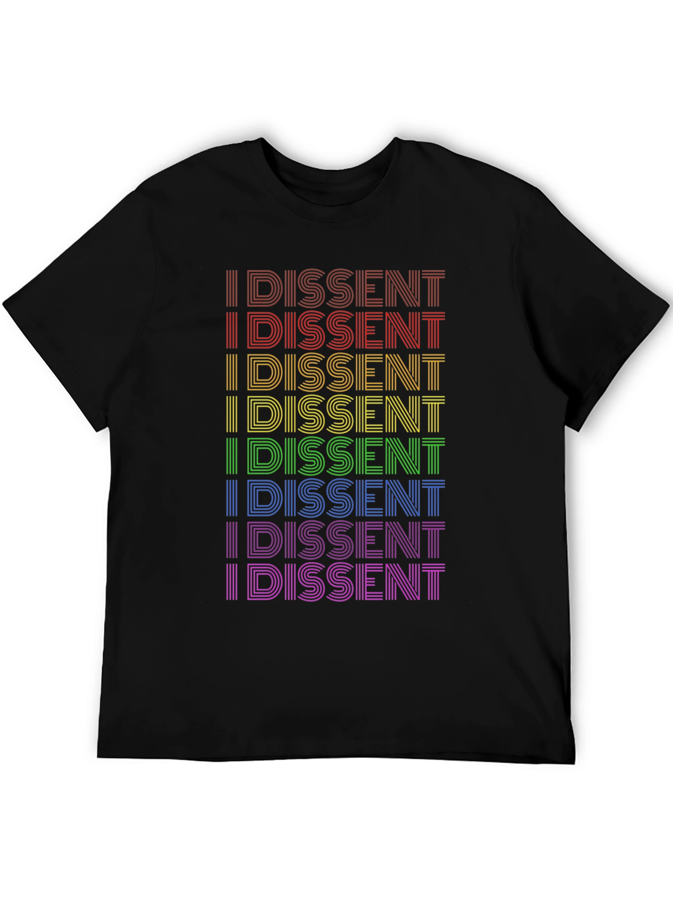 I Dissent Rainbow T-Shirt - Justice Equality Rights