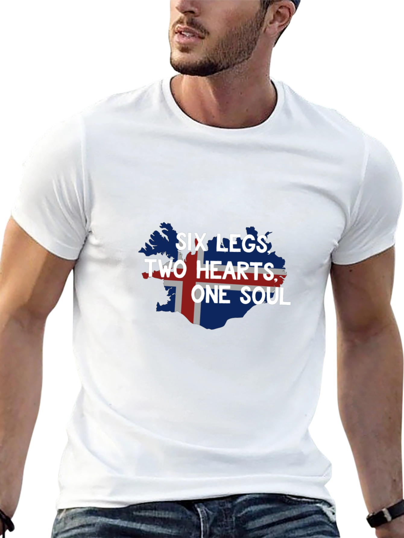Icelandic Pride T-Shirt - Six Legs Two Hearts