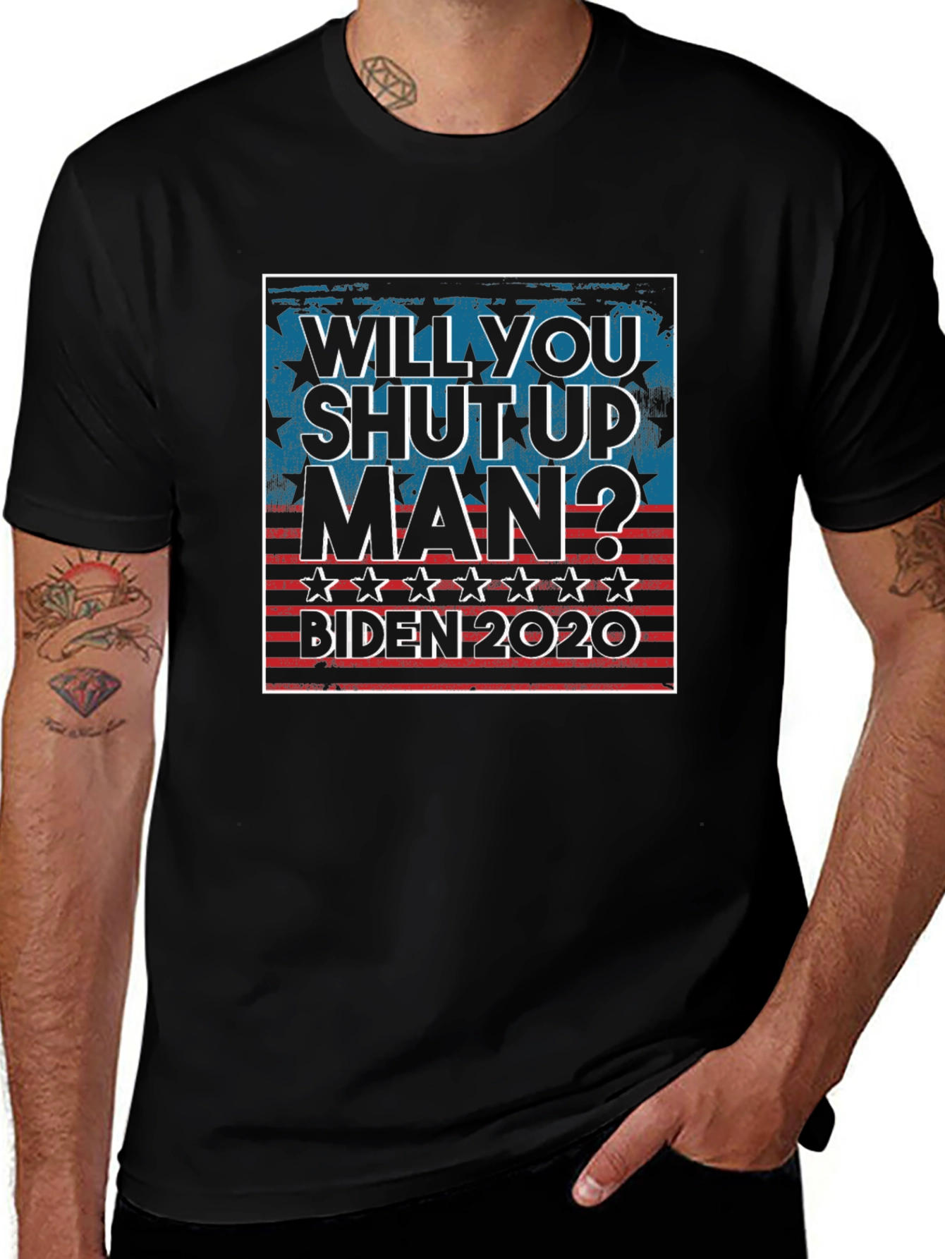 Will You Shut Up Man? Biden 2020 T-Shirt