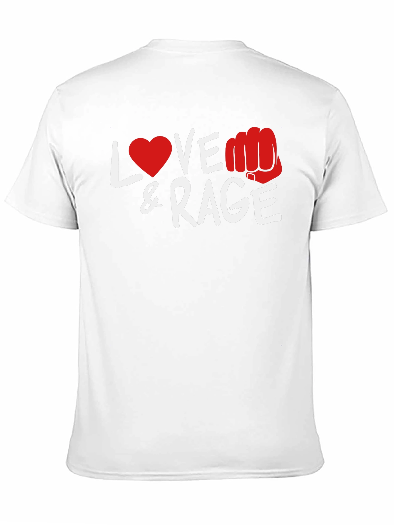 Love & Rage Graphic Tee - Black Casual T-Shirt