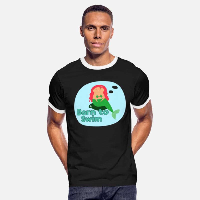 Born to Swim Mermaid Wild Swimming Tees