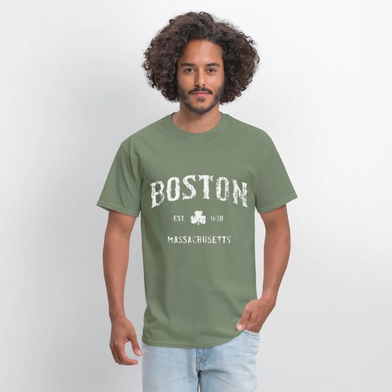boston massachusetts vintage shamrock sport boston