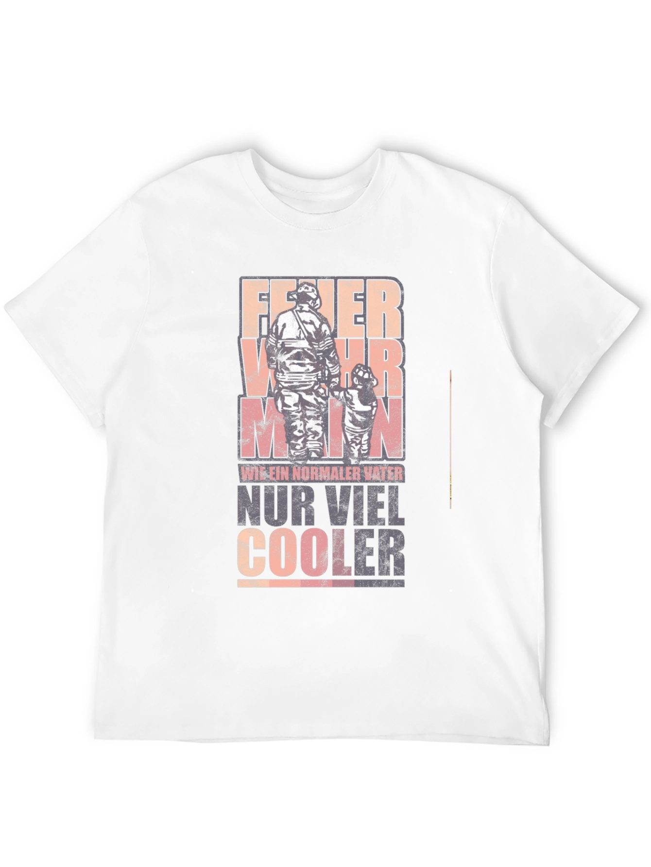 Firefighter Dad T-Shirt - Cool Fathers Day Gift