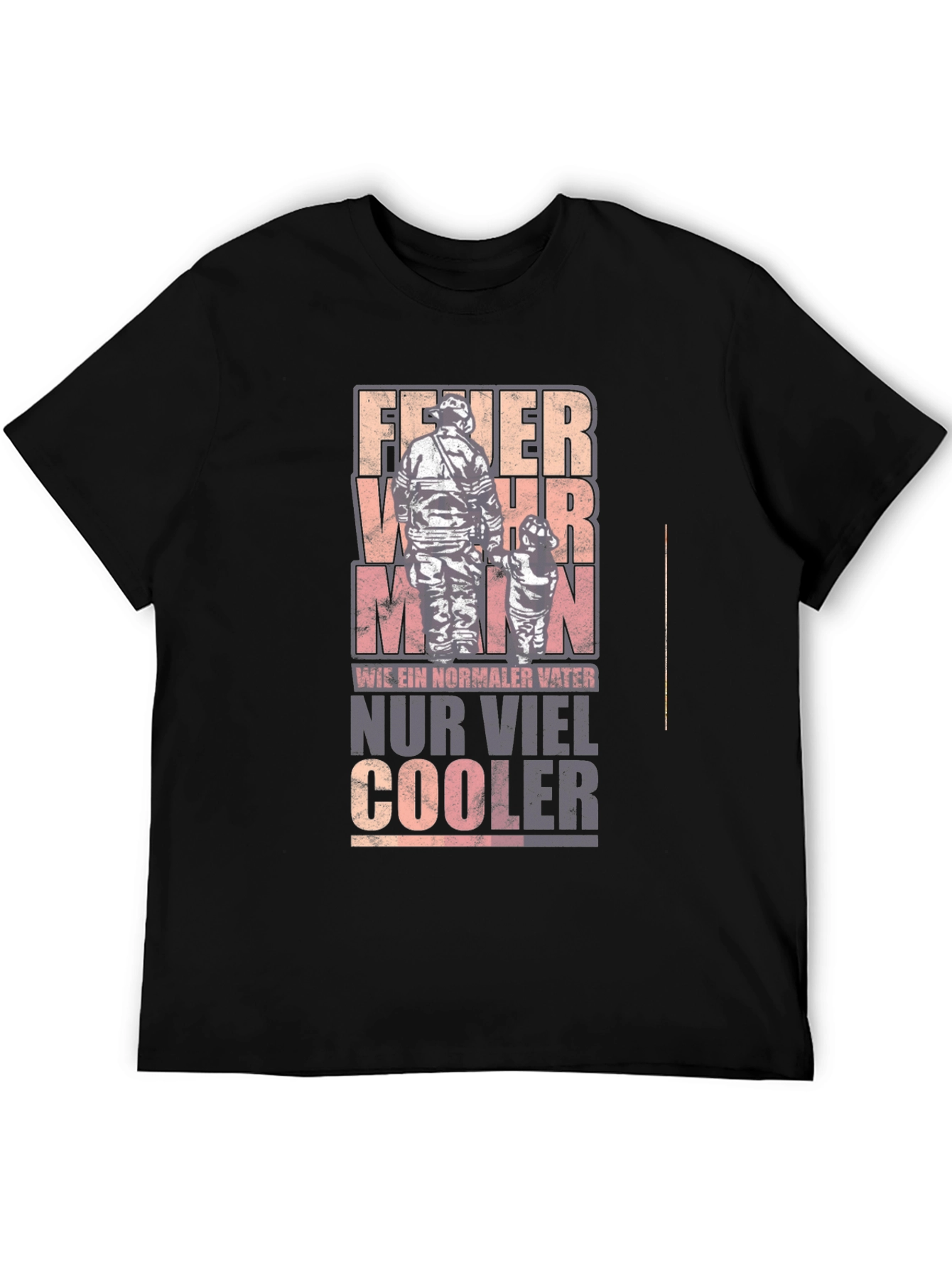 Firefighter Dad T-Shirt - Cool Fathers Day Gift