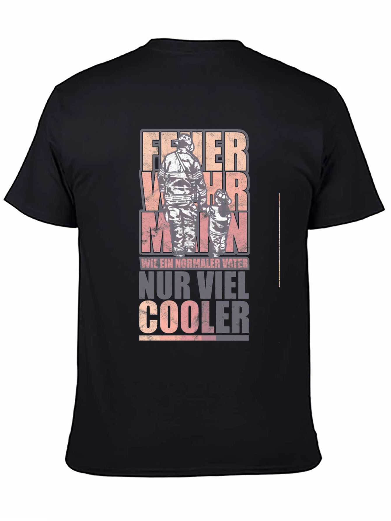 Firefighter Dad T-Shirt - Cool Fathers Day Gift