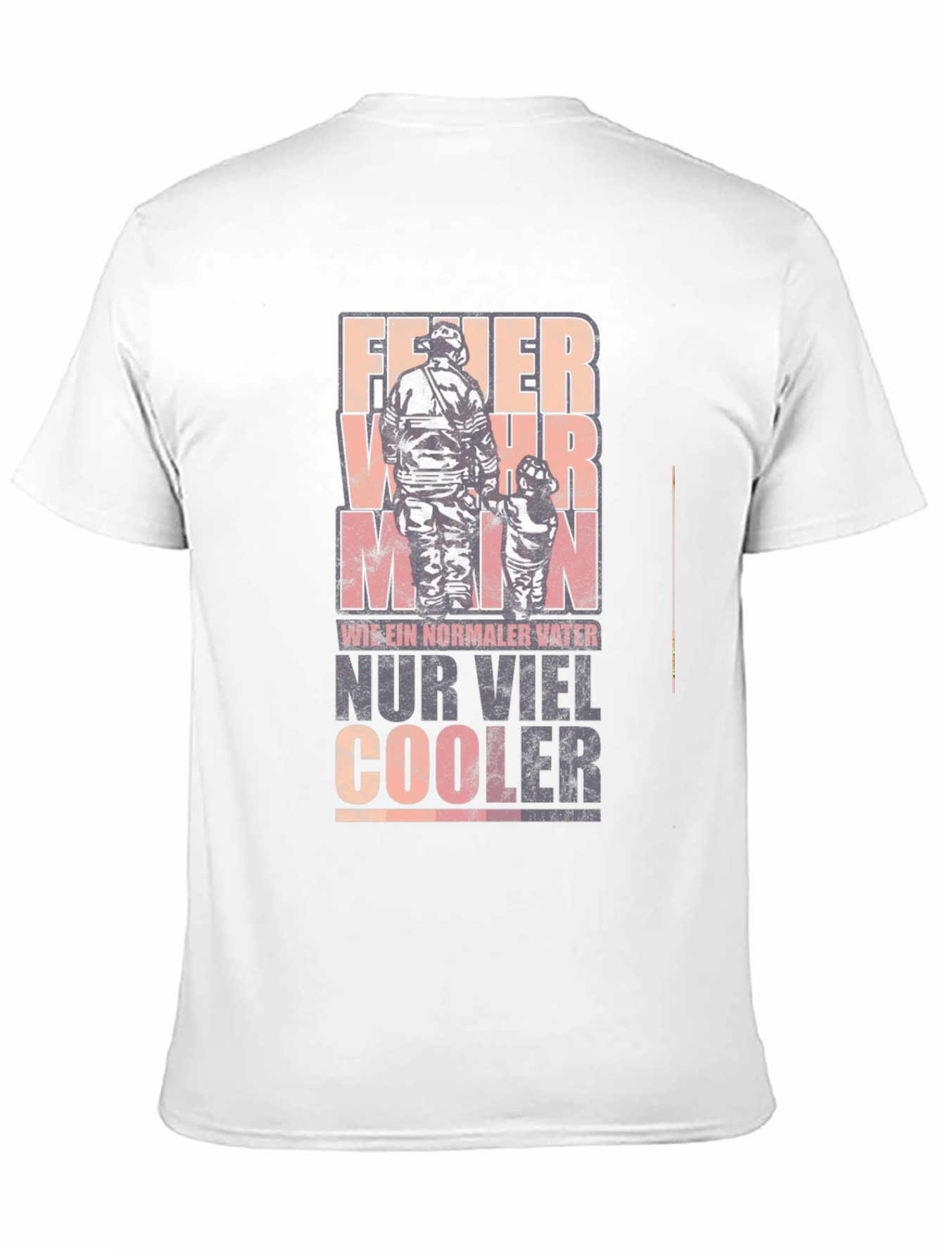 Firefighter Dad T-Shirt - Cool Fathers Day Gift