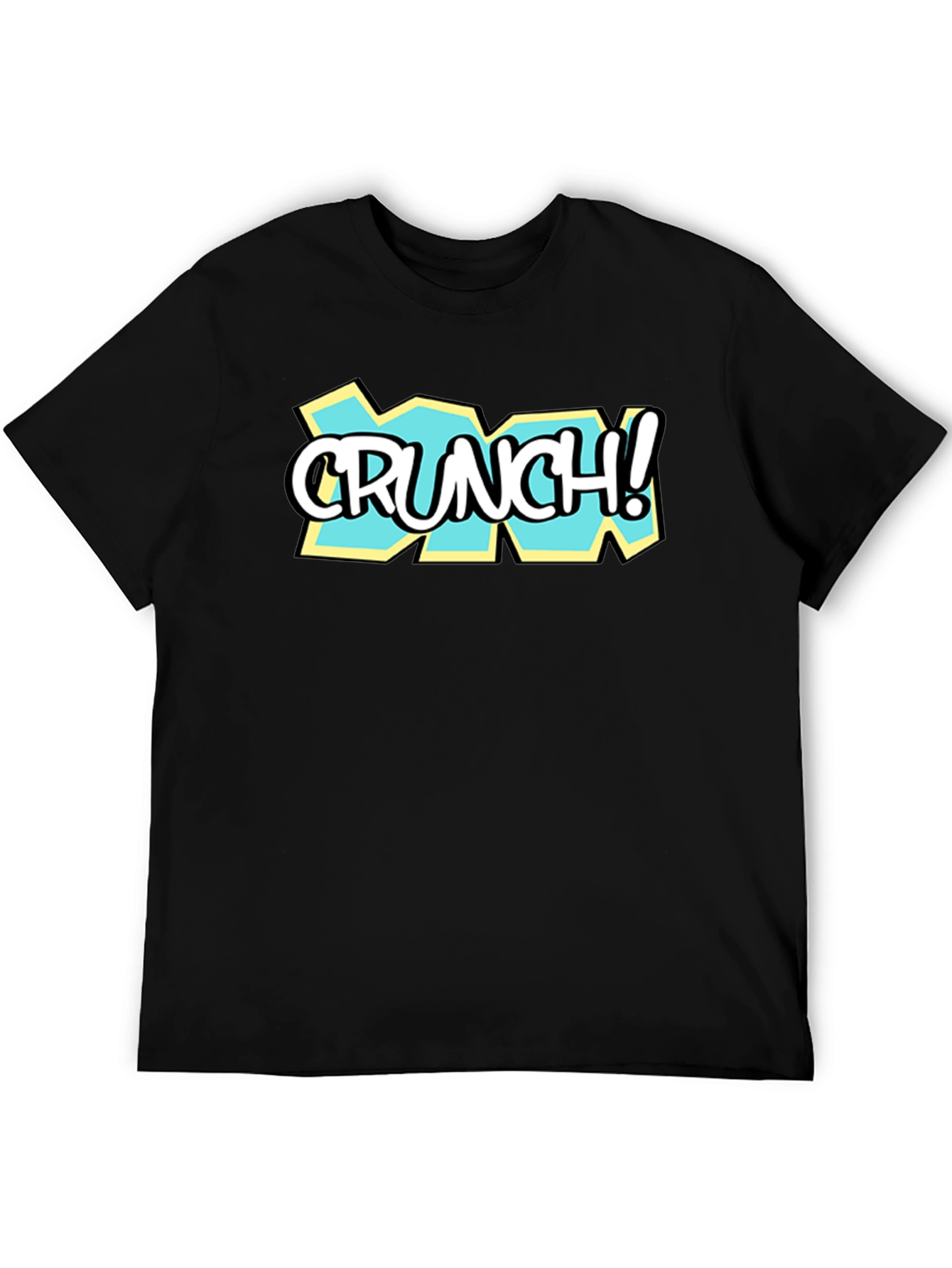 Crunch! Black Graphic Print T-Shirt