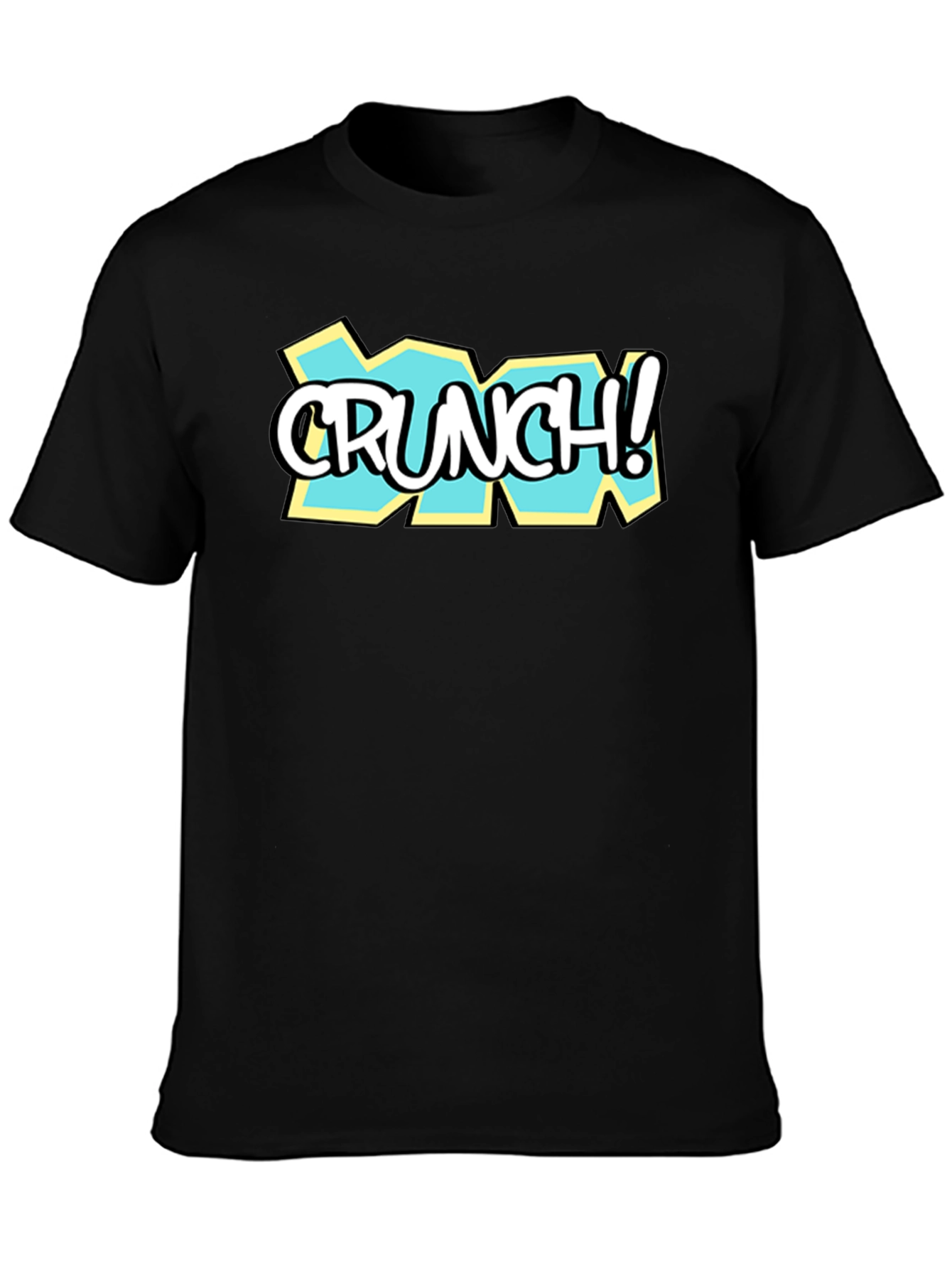 Crunch! Black Graphic Print T-Shirt