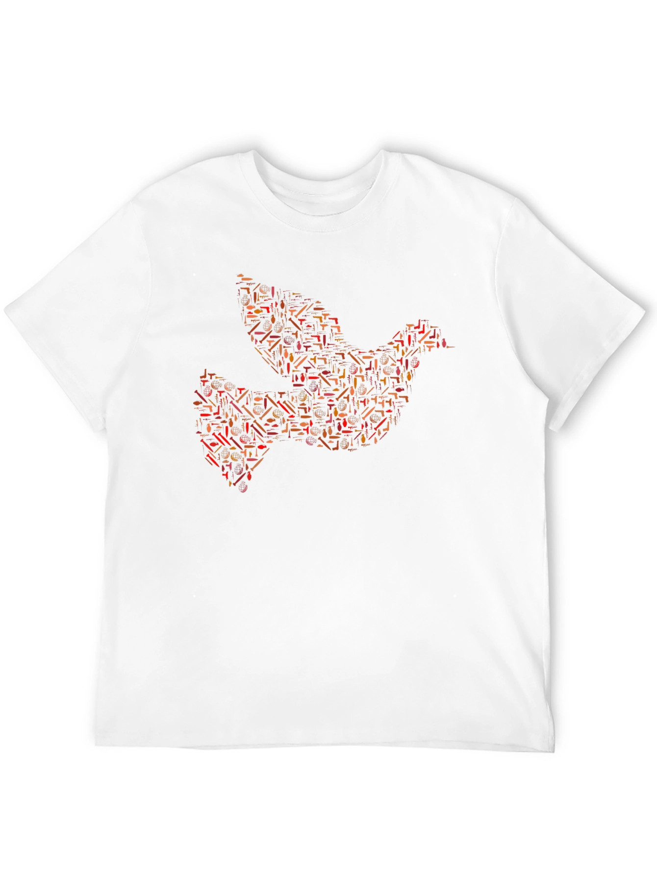 Peace Dove Graphic T-Shirt - Mens Black Tee