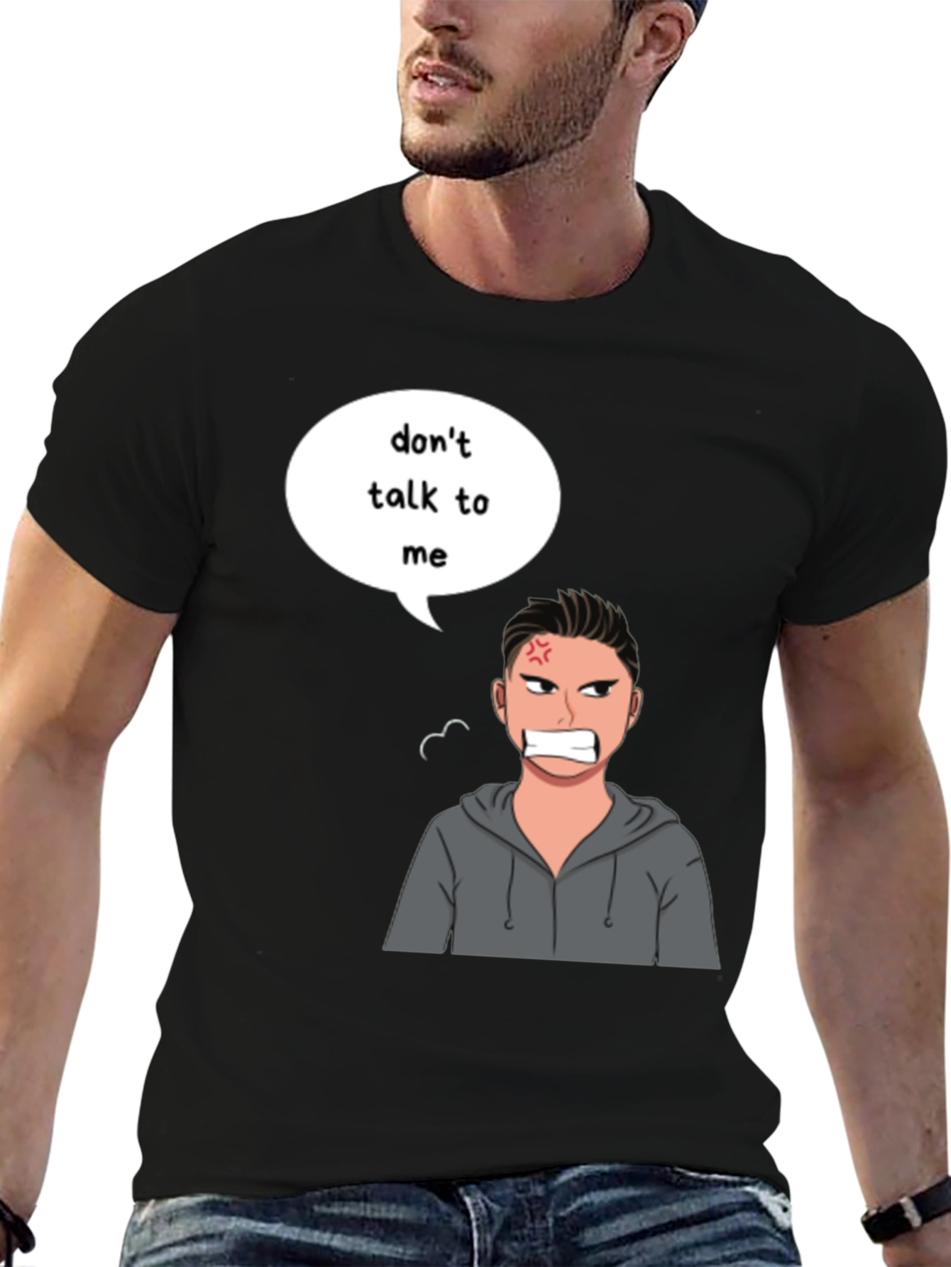 Dont Talk To Me Angry Cartoon T-Shirt