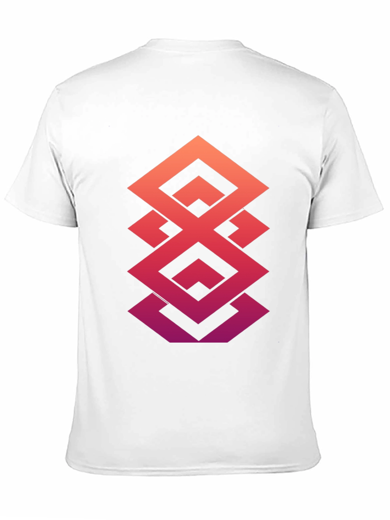 Geometric Gradient T-Shirt - Modern Design