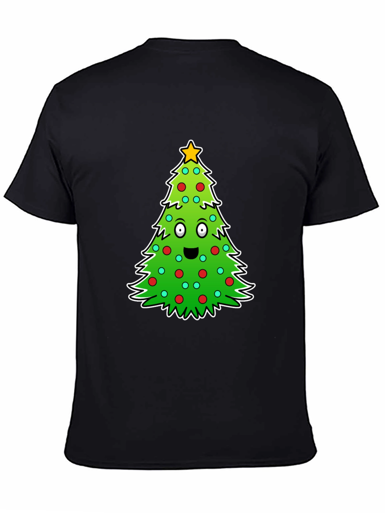 Funny Christmas Tree Graphic Tee - Holiday Cheer