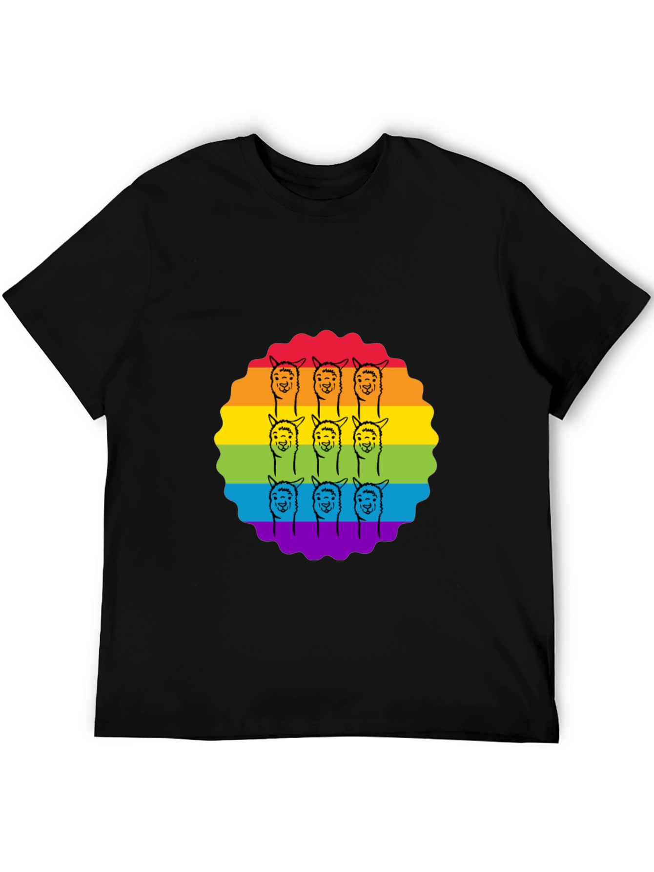 Rainbow Alpaca T-Shirt