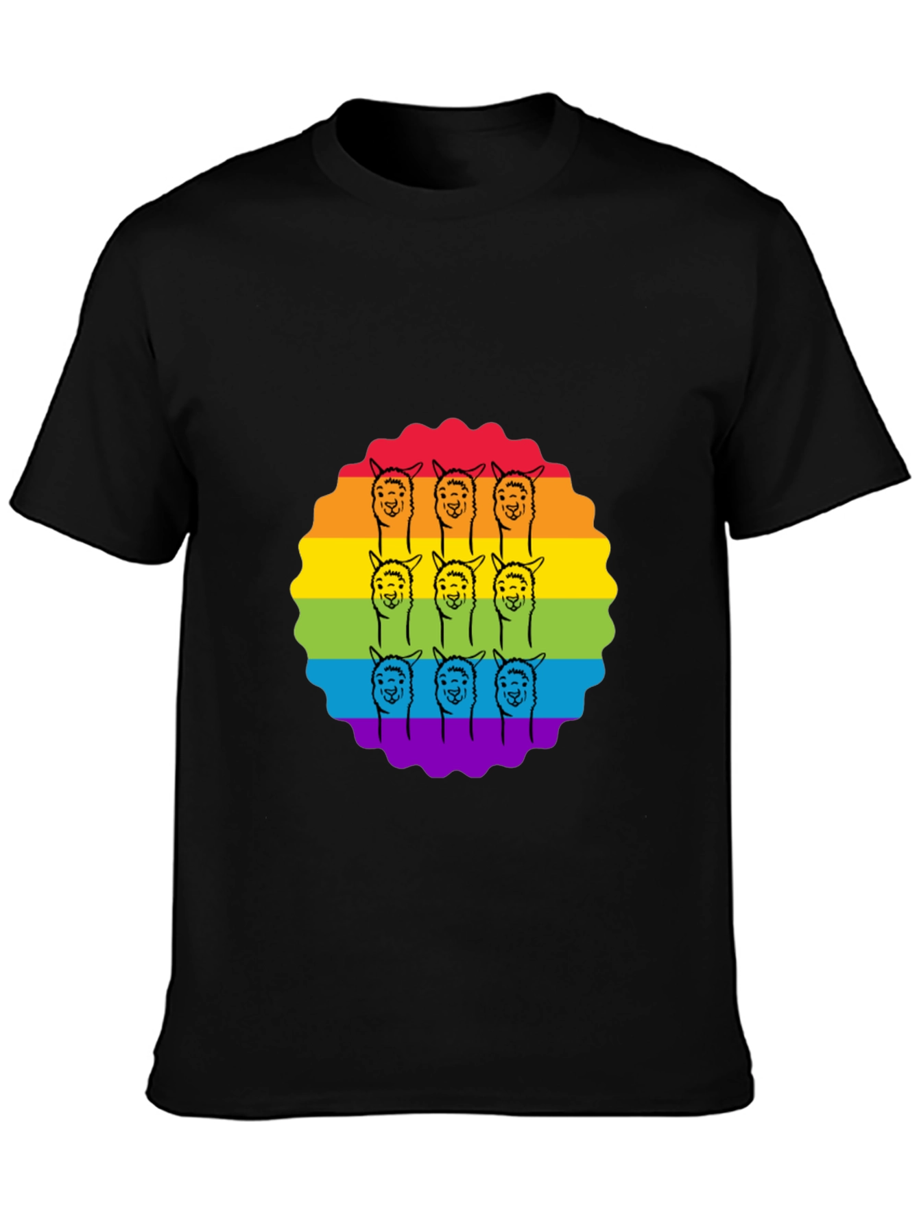 Rainbow Alpaca T-Shirt