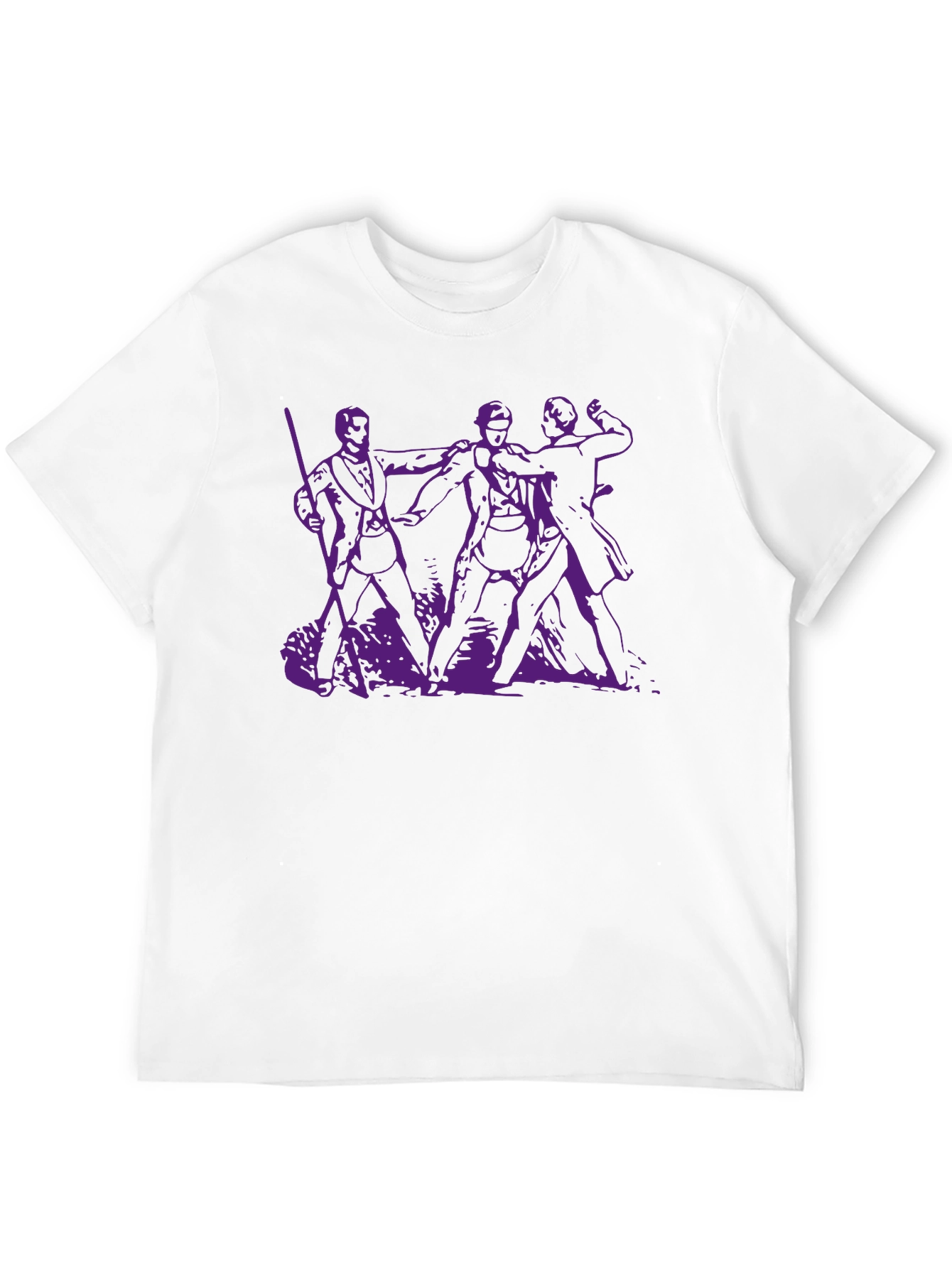 Purple Print T-Shirt