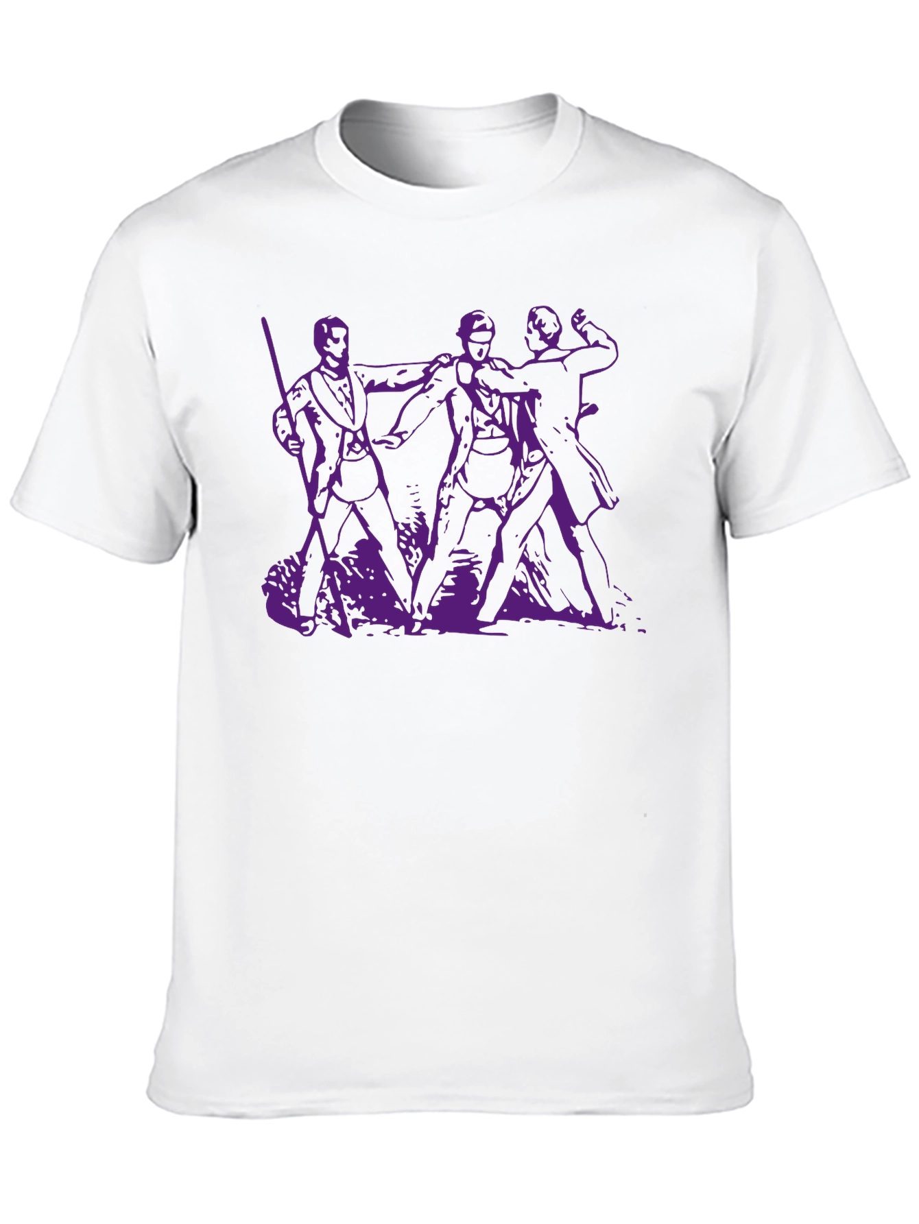 Purple Print T-Shirt