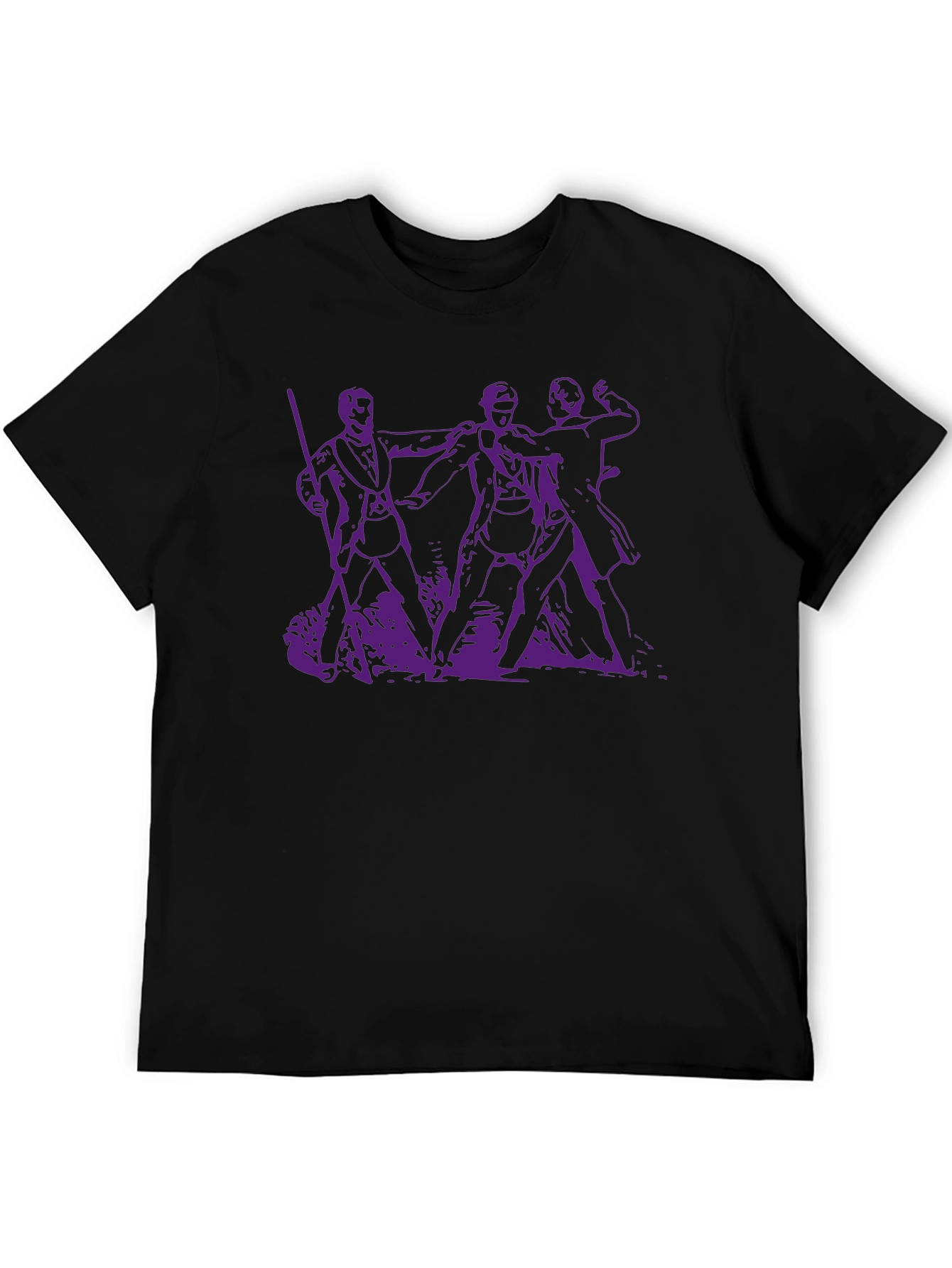 Purple Print T-Shirt