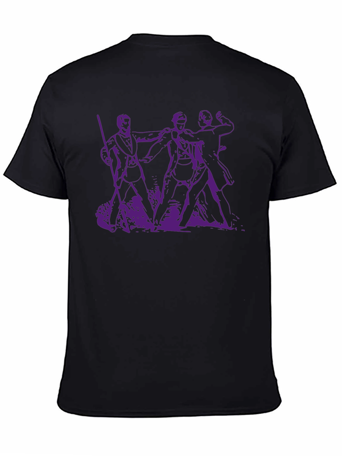 Purple Print T-Shirt