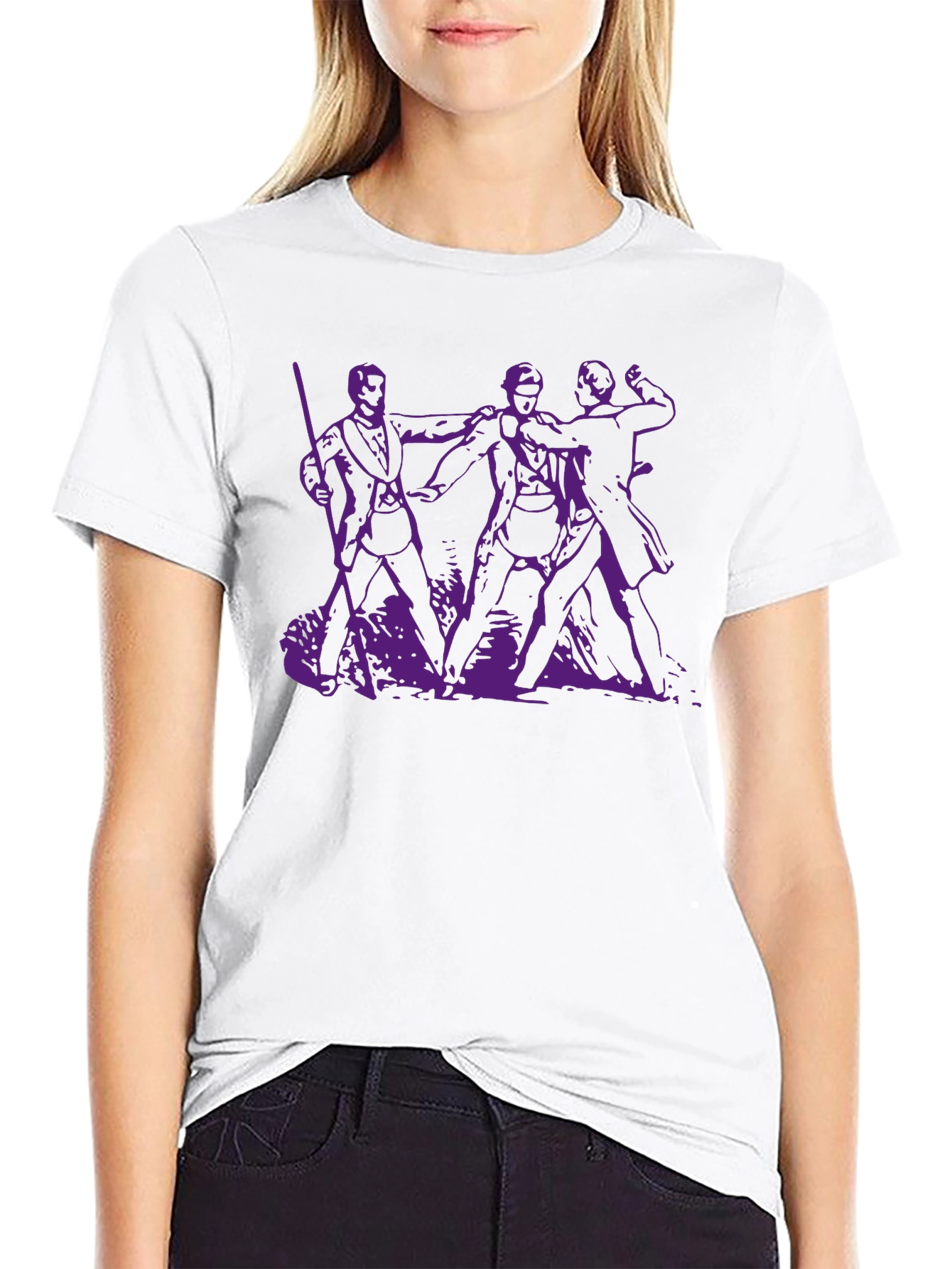Purple Print T-Shirt