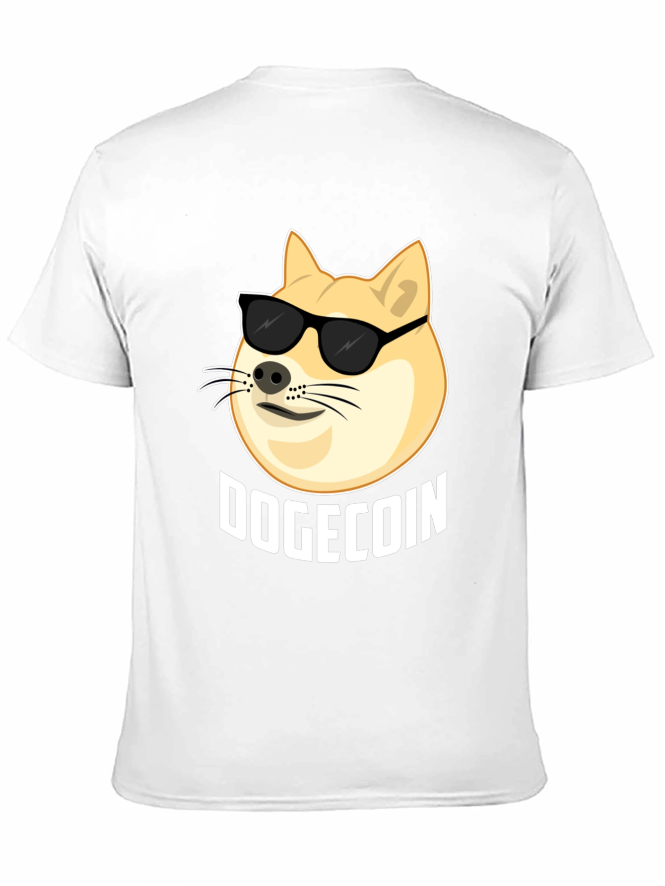 DogeCoin Cool Dog T-Shirt - Black Crypto Tee