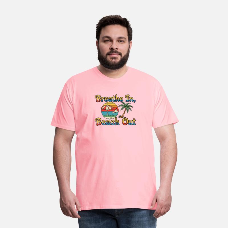 Breathe In, Beach Out Vacation Tee