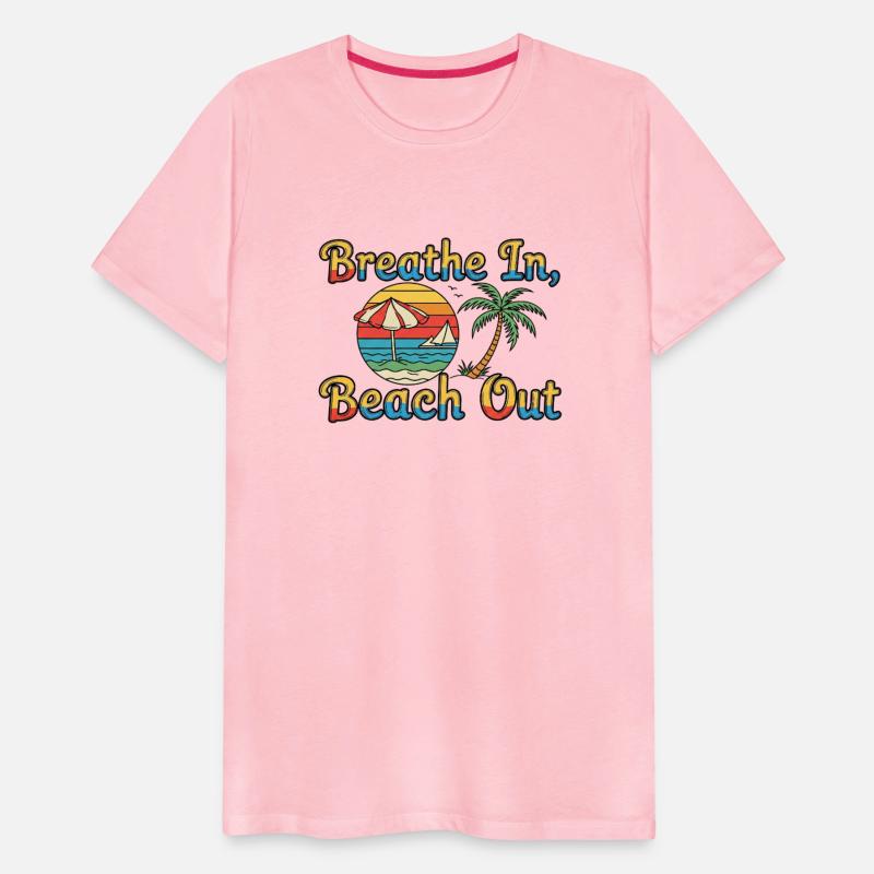 Breathe In, Beach Out Vacation Tee