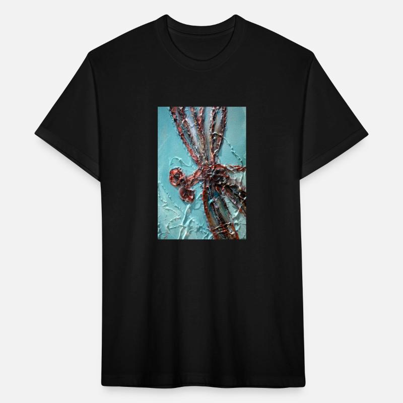 Bronze Blue Dragonfly Up Close