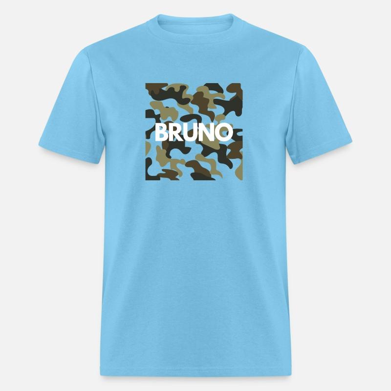 Bruno Name Hoodies Men Good Quality Camouflage