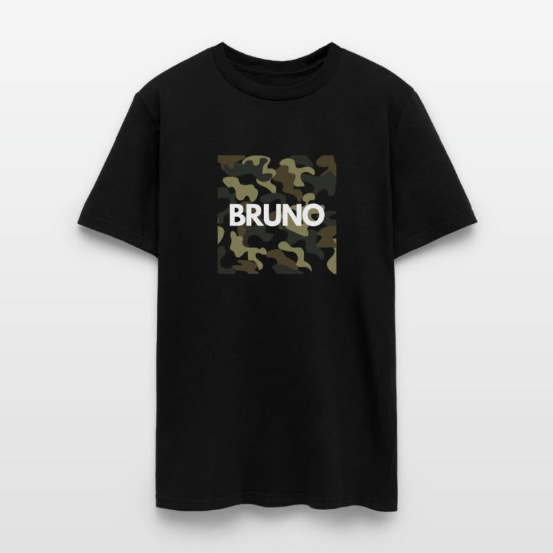 Bruno Name Hoodies Men Good Quality Camouflage