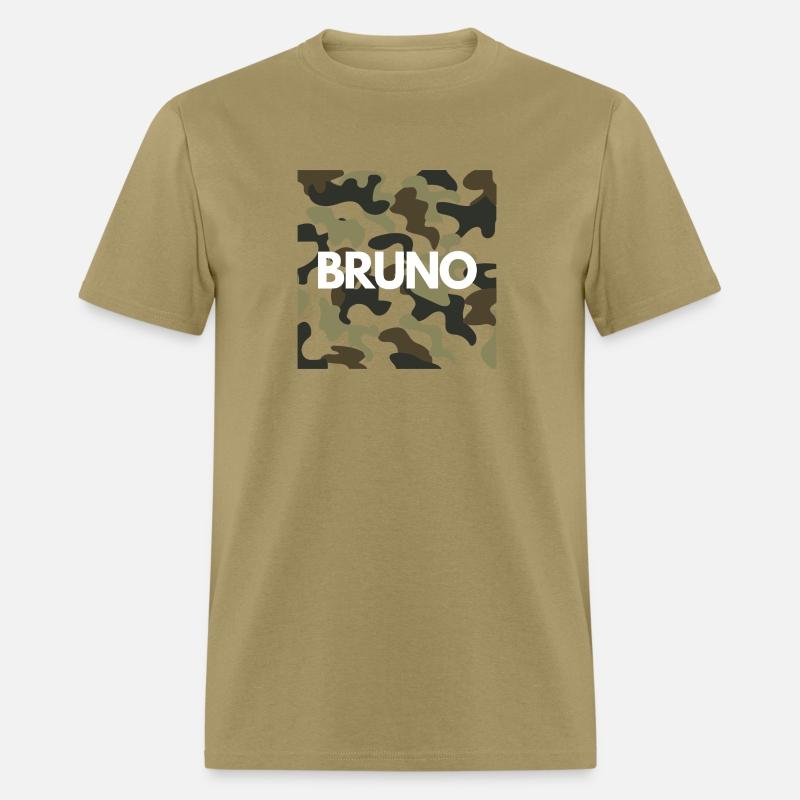 Bruno Name Hoodies Men Good Quality Camouflage
