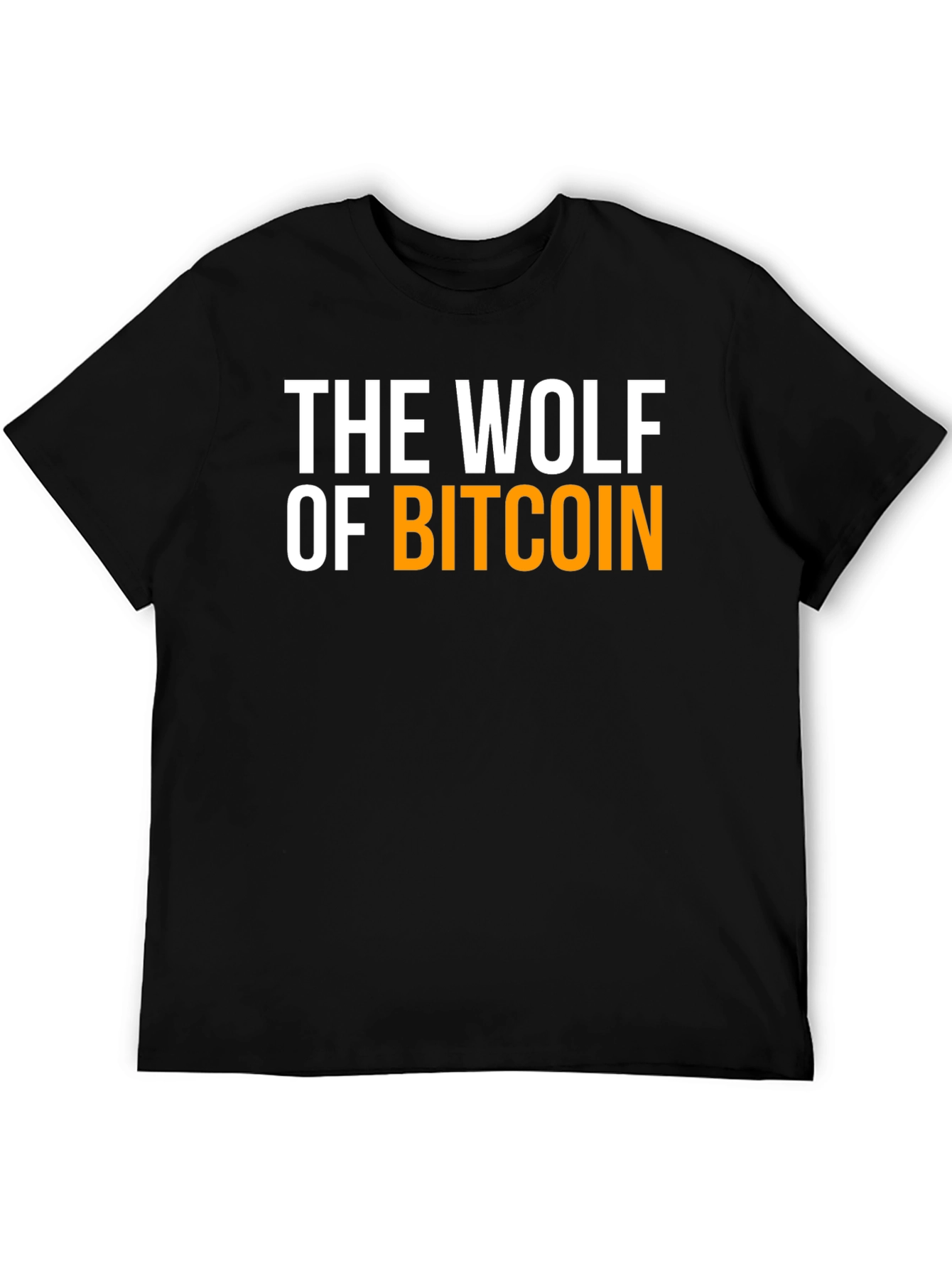 The Wolf of Bitcoin Graphic T-Shirt
