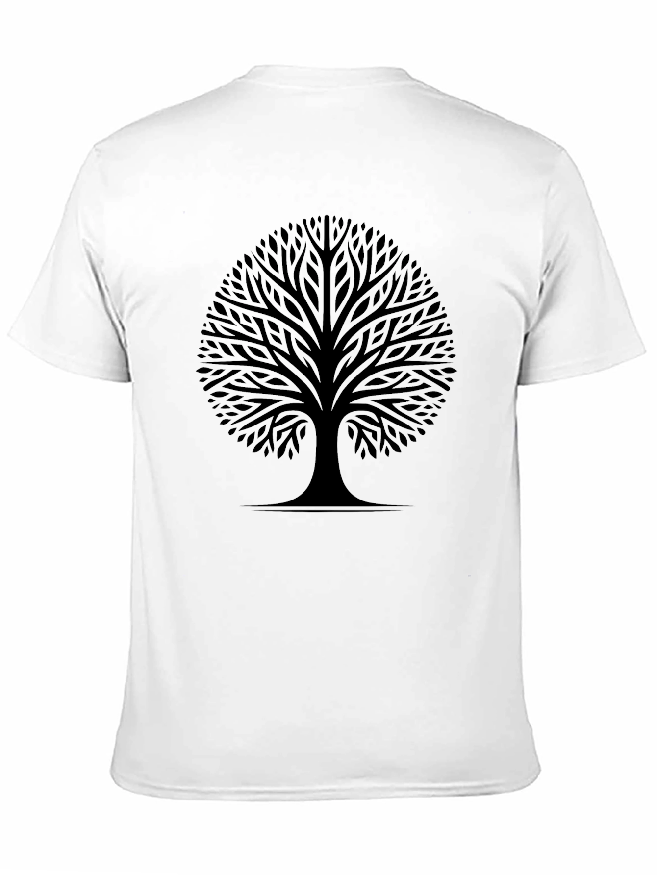 Black Tree Graphic Tee - Stylish Nature Inspired Design