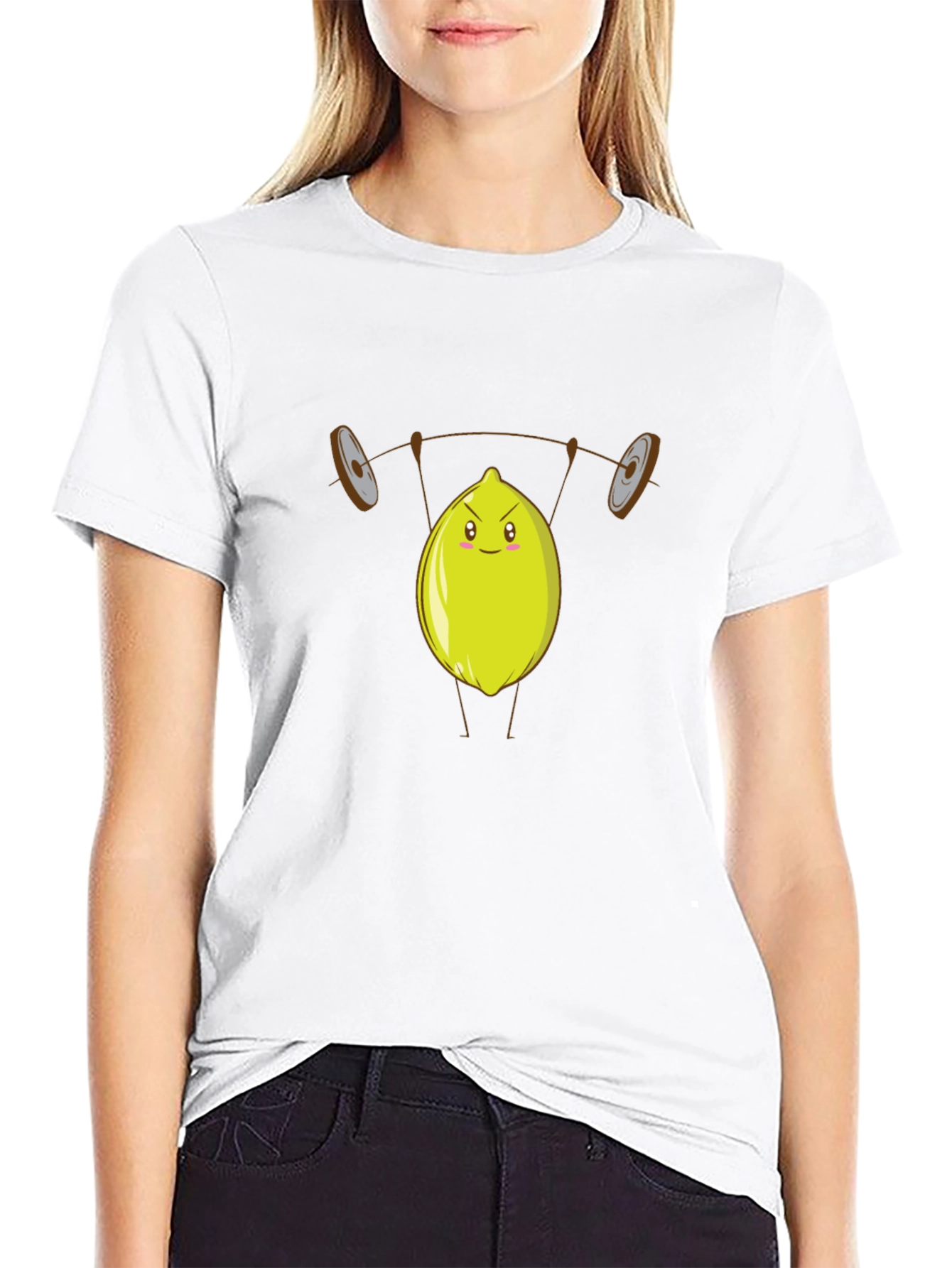 Lemon Barbell Funny Gym T-Shirt