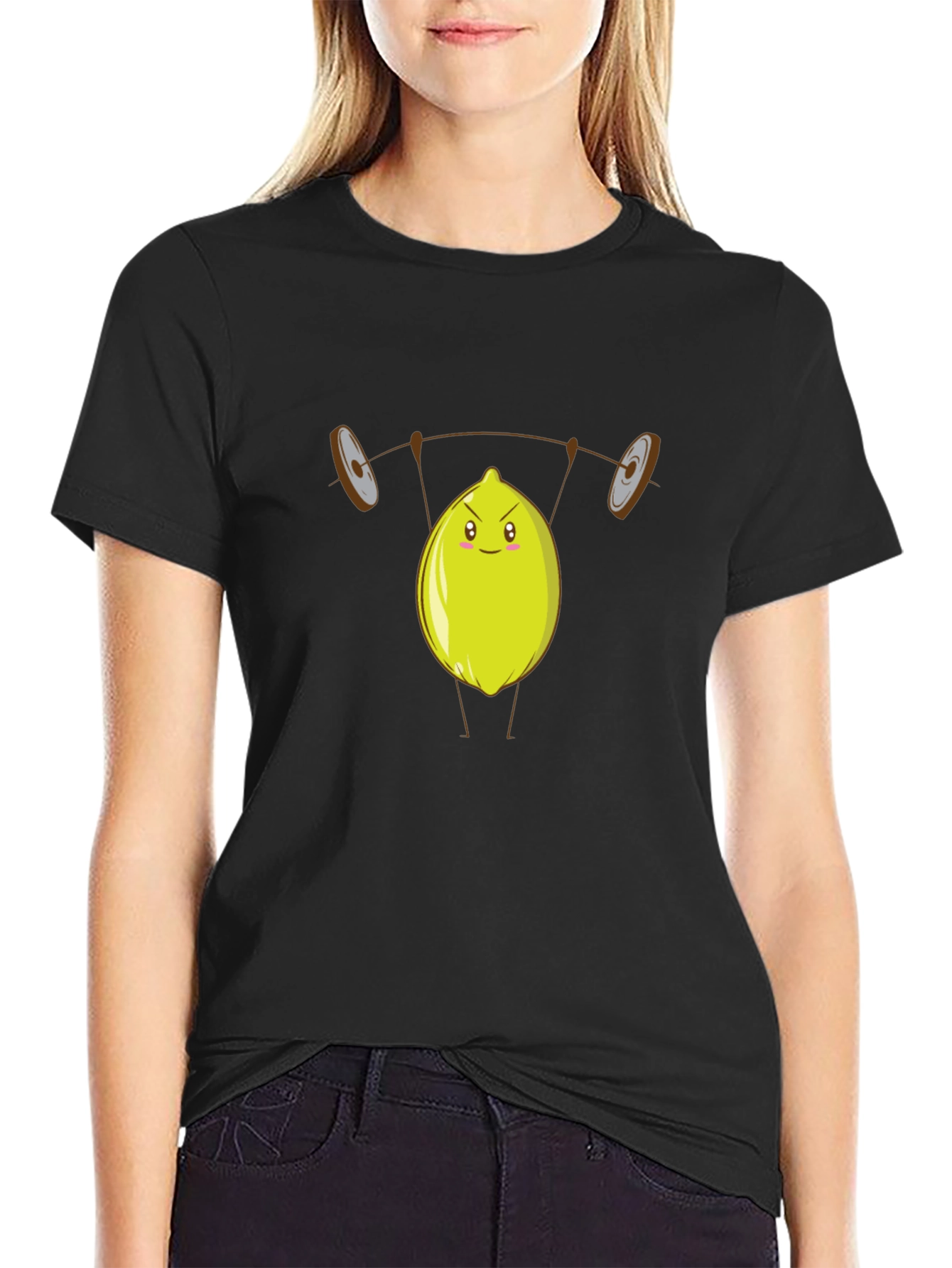 Lemon Barbell Funny Gym T-Shirt