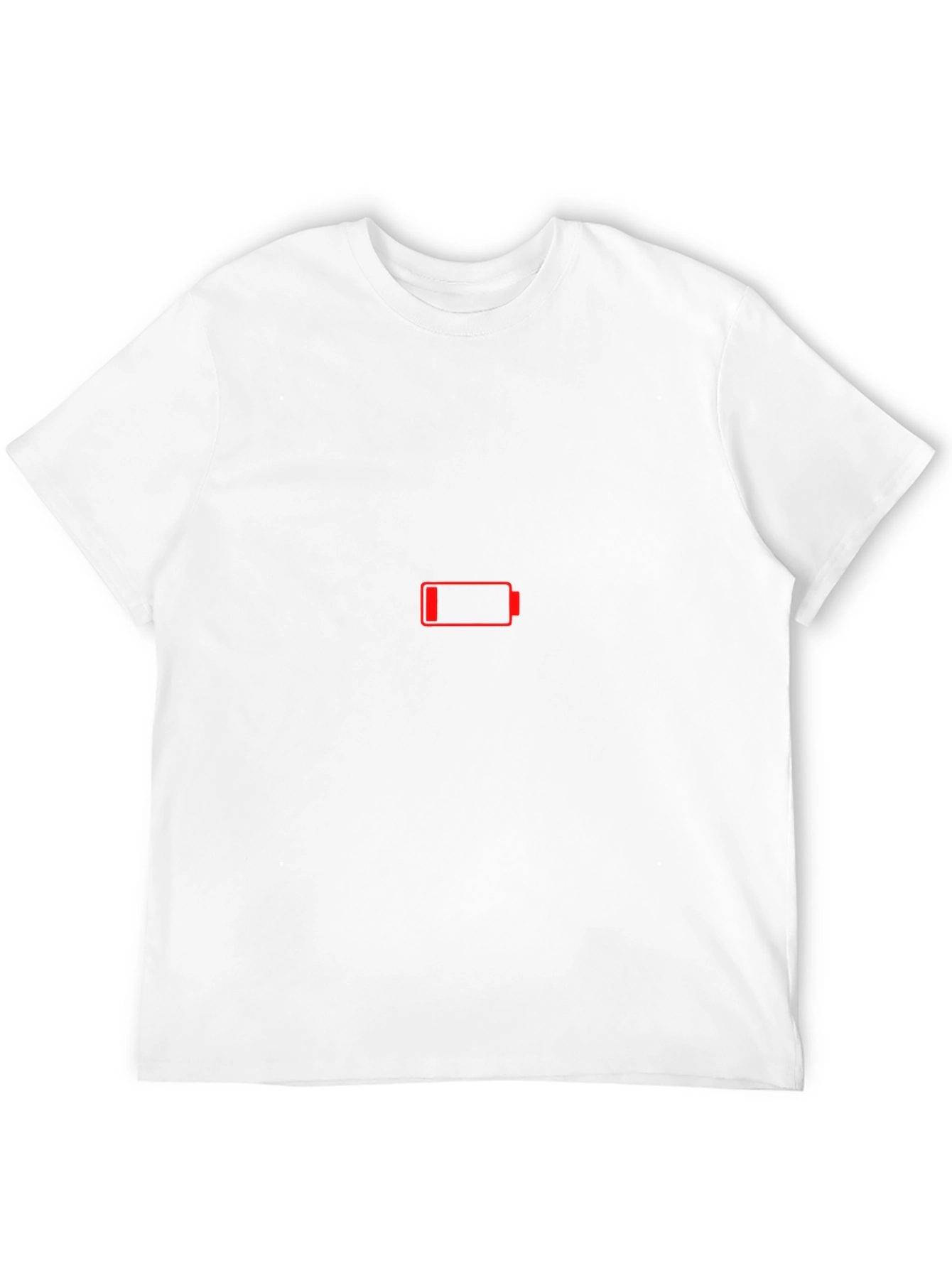 Low Battery Black Graphic T-Shirt