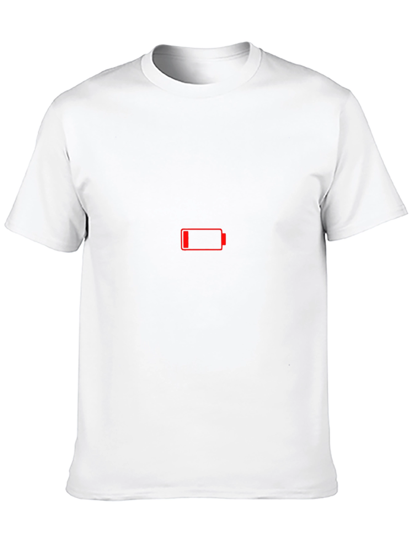 Low Battery Black Graphic T-Shirt