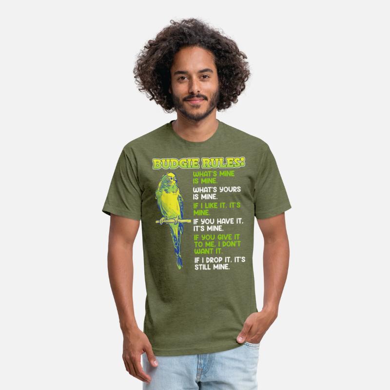 Budgie Rules Shirt Budgies lover Parakeet Pet