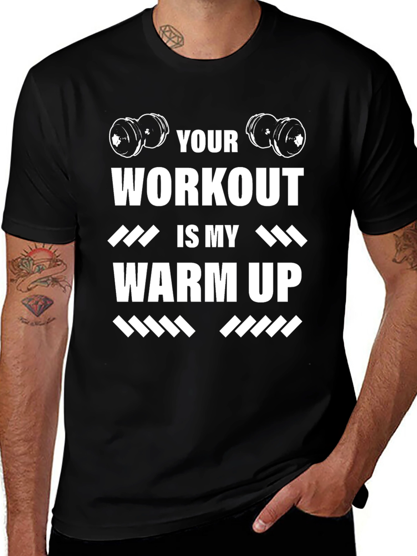 Workout Warm Up Graphic T-Shirt