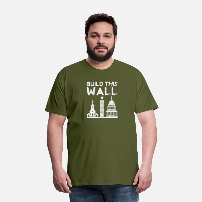 Build This Wall Separation of Church And State USA