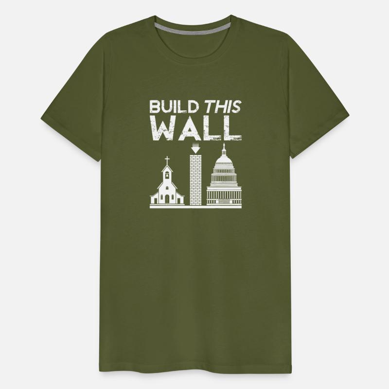 Build This Wall Separation of Church And State USA