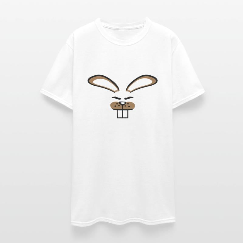 Bunny Rabbit Humor Cartoon Small Animal Cute Smile